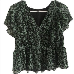 Madewell | W Small | Green floral